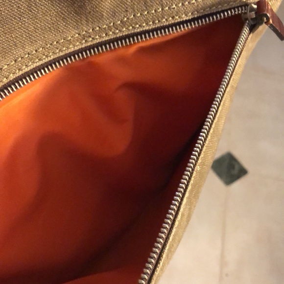 ETRO Unisex Sturdy Canvas Messenger Bag, storage, wide adjustable strap, pockets - Picture 7 of 17